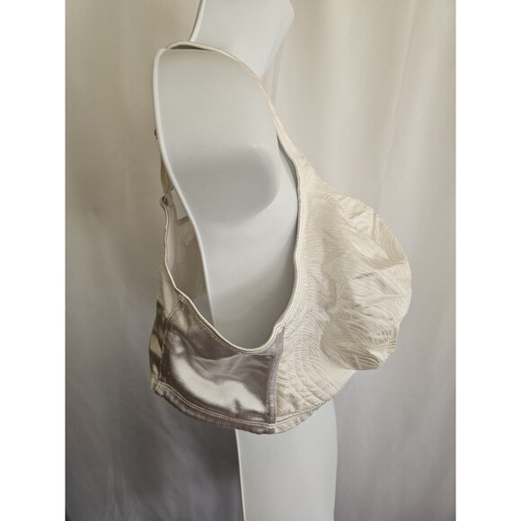 Playtex Bra Women's White Wirefree Front Closure Size 44D - Picture 4 of 6